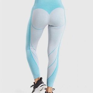 Gymshark grey and blue leggings
